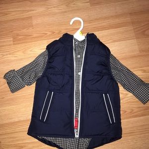 Boys dress shirt w/puffer 3T